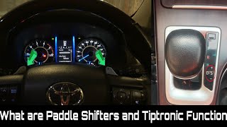 HINDI What are Paddle Shifters and Tiptronic Function and How to use Toyota Fortuner  Honda City [upl. by Raff]