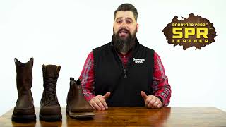 What is SPR Leather and Why Does It Make the Best Boots for Farm amp Ranch Work [upl. by Sion79]