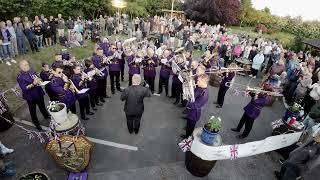 Brighouse amp Rastrick Band  Whit Friday Lydgate 2023 Knight Templar [upl. by Nawtna]