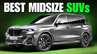 The 10 BEST Midsize SUVs in 2024  Top Midsize SUVs Revealed [upl. by Aihsatsan]