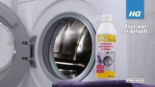 HG stinkende wasmachine reiniger  voor een weer heerlijk fris ruikende wasmachine [upl. by Rumery]