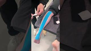 Kinesiology Tape for Calf Foot Ankle [upl. by Eizeerb]