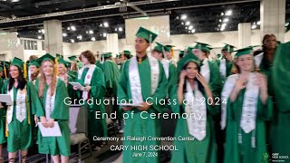 Cary High School Graduation  Class of 2024  End of Ceremony 672024 [upl. by Shiroma]