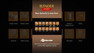 Blender Free Beginner Course  Episode 2 is LIVE blenderlovers [upl. by Atiuqad]