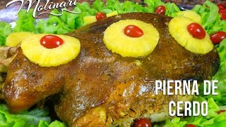 Pierna de cerdo  Recetas Navideñas Molinari tv [upl. by Htilil]