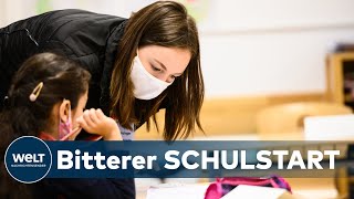 CORONAPANDEMIE Schulen starten mit verschärften Regeln nach den Herbstferien [upl. by Akinimod165]