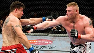 Brock Lesnar Earns SecondRound TKO Win Over Frank Mir to Defend Title  UFC 100 2009  On This Day [upl. by Yeldar]