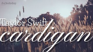 Taylor Swift  cardigan Lyrics [upl. by Eissert]