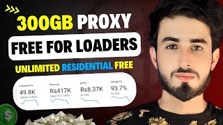 Get Free Proxy Plan Upto 300Gb Free Residential Proxies 2024  AdsenseADX Loading  Mr Sham [upl. by Targett]