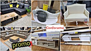 CONFORAMA ARRIVAGES amp PROMO MEUBLE TV CONSOLE CANAPÉ TABLE BASSEBUFFET 120121 CONFORAMA [upl. by Nidla885]