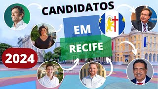 Quem são os Candidatos em Recife [upl. by Yedrahs]