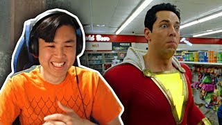 SHAZAM  Official Trailer REACTION [upl. by Tice]