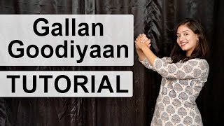 GALLAN GOODIYAAN DANCE TUTORIAL  Wedding  Sangeet Dance Choreography  DhadkaN Group  Nisha [upl. by Aram383]