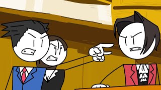 Objection Funk REAnimated  Ace Attorney Animation [upl. by Ahsad]