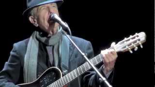 Leonard Cohen The Partisan Dublin 12092012 [upl. by Magavern212]