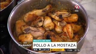 Receta de hoy Pollo a la mostaza [upl. by Ramsdell]