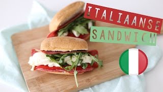 RECEPT Italiaans sandwich  LEKKER EN SIMPEL [upl. by Eachern]