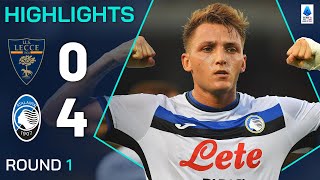 LECCEATALANTA 04  HIGHLIGHTS  New signings on target for Atalanta  Serie A 202425 [upl. by Eetnod]