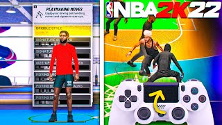 BEST DRIBBLE TUTORIAL FOR NBA 2K22 SIMPLE AND EASY TO FOLLOW  NEW BEST DRIBBLE MOVES Handcam [upl. by Bazar914]