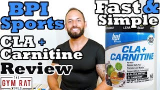 CLA  Carnitine Weight Loss Supplement BPI Sports Review [upl. by Tadd]