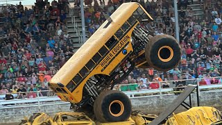 Evansville Summer Smash Monster Truck Event Indiana 2022 Show 1 [upl. by Garges]