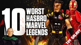 Top 10 Worst Hasbro Marvel Legends  List Show 30 [upl. by Oriel]