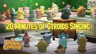 20 Minutes of Gyroids Singing  Study Music for Exams All 36 including Brewstoid Animal Crossing [upl. by Germano878]