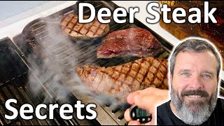 🔵 Cooking Venison Steaks  Venison Deer Steaks Recipe Grilled  Venison Recipe [upl. by Gabbie]