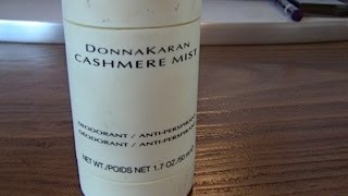 Review Donna Karan Cashmere Mist Deodorant  Antiperspirant [upl. by Hildick100]