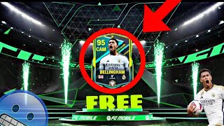 100 OVR COVER STAR JUDE BELLINGHAM 😈 REVIEW FC MOBILE [upl. by Luapleahcim614]