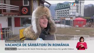 Basarabenii se pregătesc să întâmpine Crăciunul pe stil vechi în stațiunile montane din România [upl. by Orban]