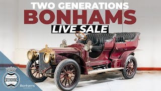 Bonhams Two Generations auction live stream [upl. by Araeic]