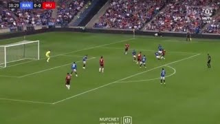 Amad Diallo Amazing Goal Rangers vs ManchesterUnited 01 Goals and Extended Highlights [upl. by Ayekam]