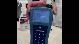 Ecolab  Surface Cleaner Sanitizer RTU  Product Efficacy Demo [upl. by Lyrak474]