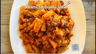 Creamy Gochujang Pasta  Gochujang Bacon Pasta [upl. by Alysoun]