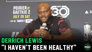 Derrick Lewis reveals health issues quotI passed out before my last fightquot Vows to have 6 pack [upl. by Kevyn]