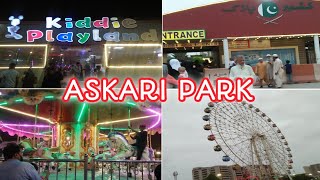 Askari Amusement Park  Kashmir Park Karachi  Summers 2023  Pakistani Vlogger [upl. by Lalaj]