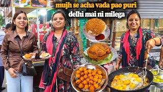 Mera kisi se koi competition nahi hai lekin mujh se acha vada pao puri delhi mai ni milega [upl. by Magulac]