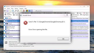 AutoIt Error ‘Line 0 Error Opening the File’ on Windows 1011 SOLUTION [upl. by Engvall]