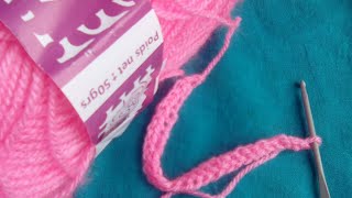 tuto comment réaliser une double chaînette cordon au crochet [upl. by Erde]