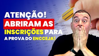 ATENÇÃO Abriram as inscrições para a prova do ENCCEJA [upl. by Arayk991]