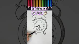 Cuando piden dibujar un reloj ⏰ drawing art funny [upl. by Julia]