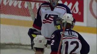 Patrick OSullivan 2004 World Junior Game Winner  USA vs Canada [upl. by Anerok]