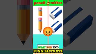 पेंसिल vs रबर shorts pencil rubber [upl. by Lejeune]