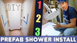 How to Install a Modular Shower [upl. by Gnap]