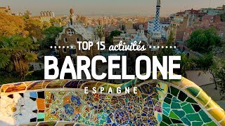 Que faire à BARCELONE 🔎 TOP 15 des activités  Voyage en Espagne [upl. by Silliw]