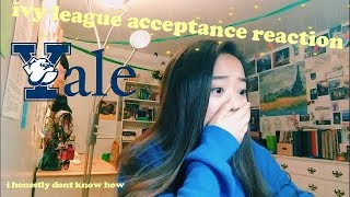 college acceptance reaction yale university [upl. by Esyned]