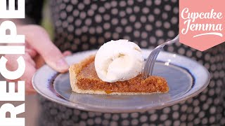 MY FAVOURITE DESSERT Treacle Tart Recipe amp Tutorial  Cupcake Jemma [upl. by Zakaria795]