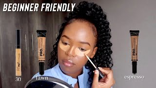 step by step HIGHLIGHT amp CONTOUR FOR BEGINNERS MAKEUP  affordable af  TebelloRapabi [upl. by Jereme]