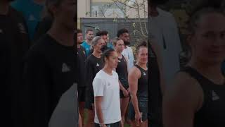 WATCH New Zealand Olympic team welcome their athletes with traditional chant shorts [upl. by Ahsikrats]